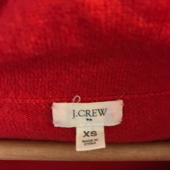 Xs red JCrew turtleneck - Picture 2 of 5
